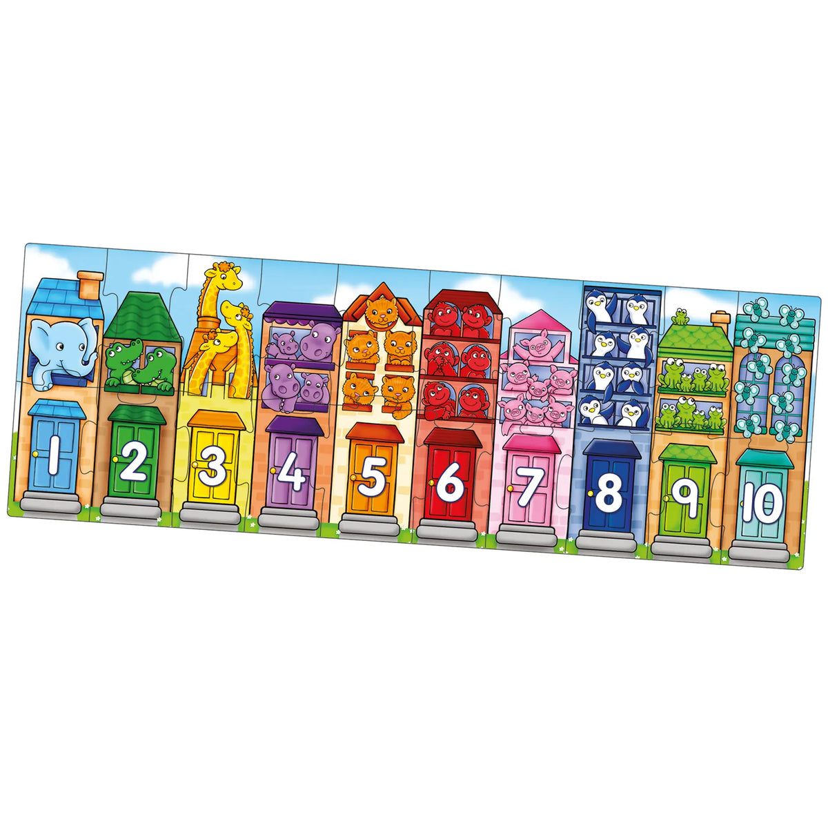 Orchard Toys - Number Street 20 Pieces Puzzle