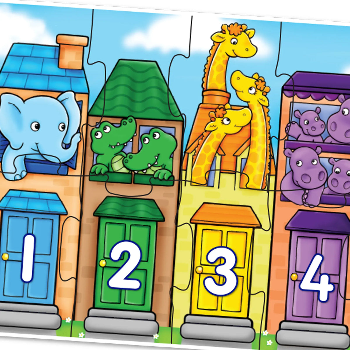 Orchard Toys - Number Street 20 Pieces Puzzle