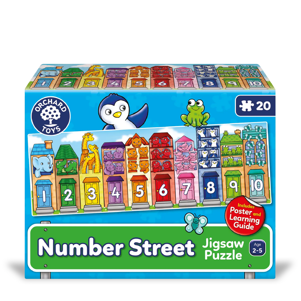 Orchard Toys - Number Street 20 Pieces Puzzle