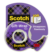 Scotch Gift Wrap Tape Satin 15, 19mm x 16.5m (Pack of 12)