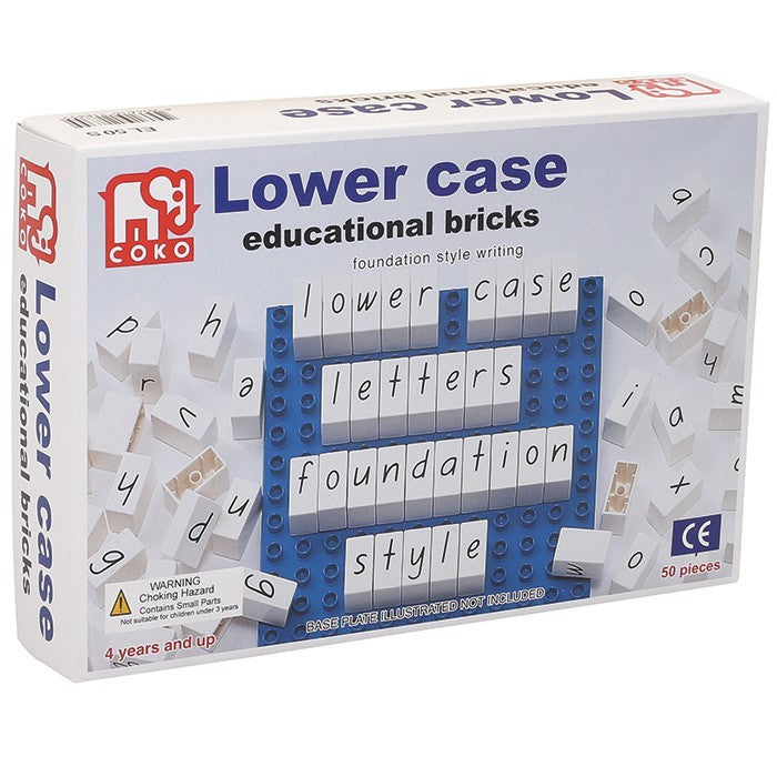 COKO - Black/White Lowercase Letters (50 Pieces)