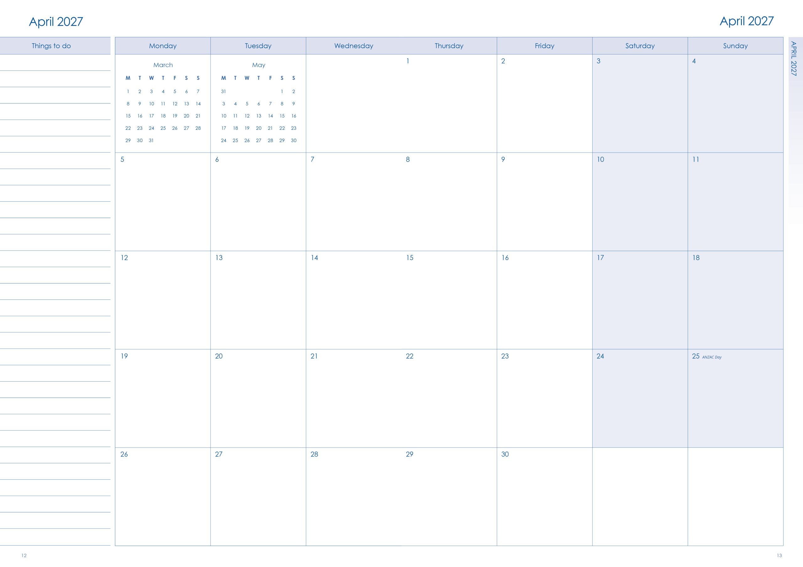 2495 At A View Monthly Planner 2027_12-13