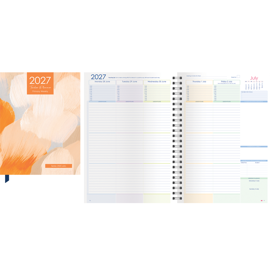 Primary Weekly Planner 2027 - A4, Wiro Bound — Createl 2505 — image 8