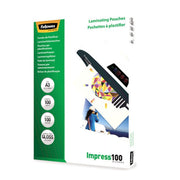 Fellowes Laminating Pouches A3 100 Micron Gloss (Pack of 100)