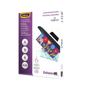 Fellowes Laminating Pouches A3 80 Micron Gloss (Pack of 100)