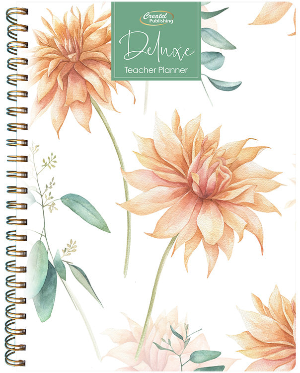 Deluxe Secondary 6-Period Daily Planner 2027 - Serenity - A4, Wiro Bound — Createl 2522L — image 1