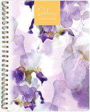 Deluxe Secondary 6-Period Daily Planner 2027 - Wild Iris - A4, Wiro Bound — Createl 2522T — image 1