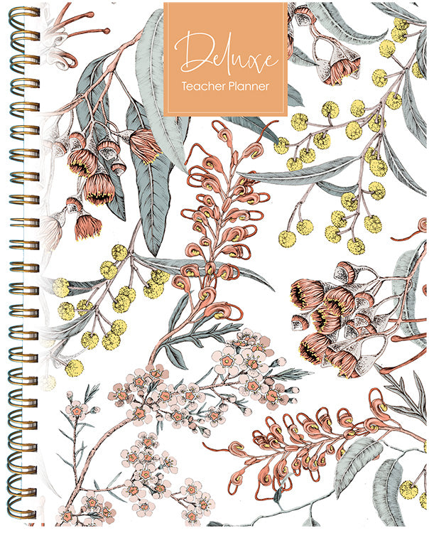 Deluxe Secondary 6-Period Weekly Planner 2027 - Blossom - A4, Wiro Bound — Createl 2523S — image 1