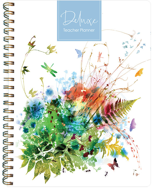 Deluxe Primary 6-Period Weekly Planner 2027 - Botanica - A4, Wiro Bound — Createl 2525Q — image 1