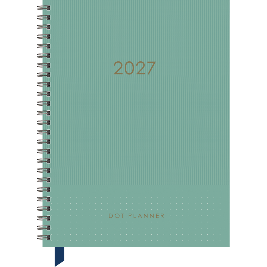 Primary & Secondary Weekly Dot Planner 2027 - A4, Wiro Bound — Createl 2527 — image 1