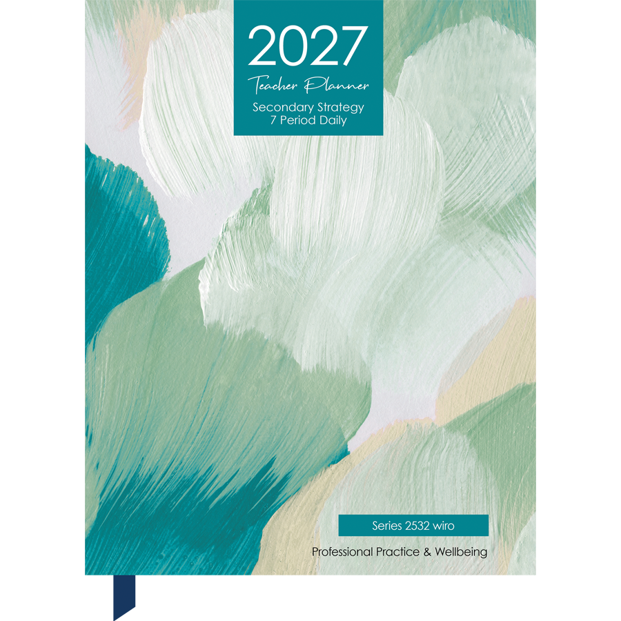 Secondary 0+7-Period Daily Strategy Planner 2027 - A4, Wiro Bound — Createl 2532 — image 1