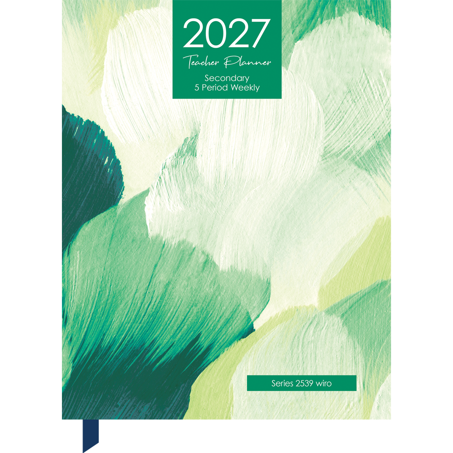 Secondary 5-Period Weekly Planner 2027 - A4, Wiro Bound — Createl 2539 — image 1