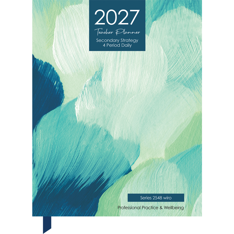 Secondary 4-Period Daily Strategy Planner 2027 - A4, Wiro Bound — Createl 2548 — image 1