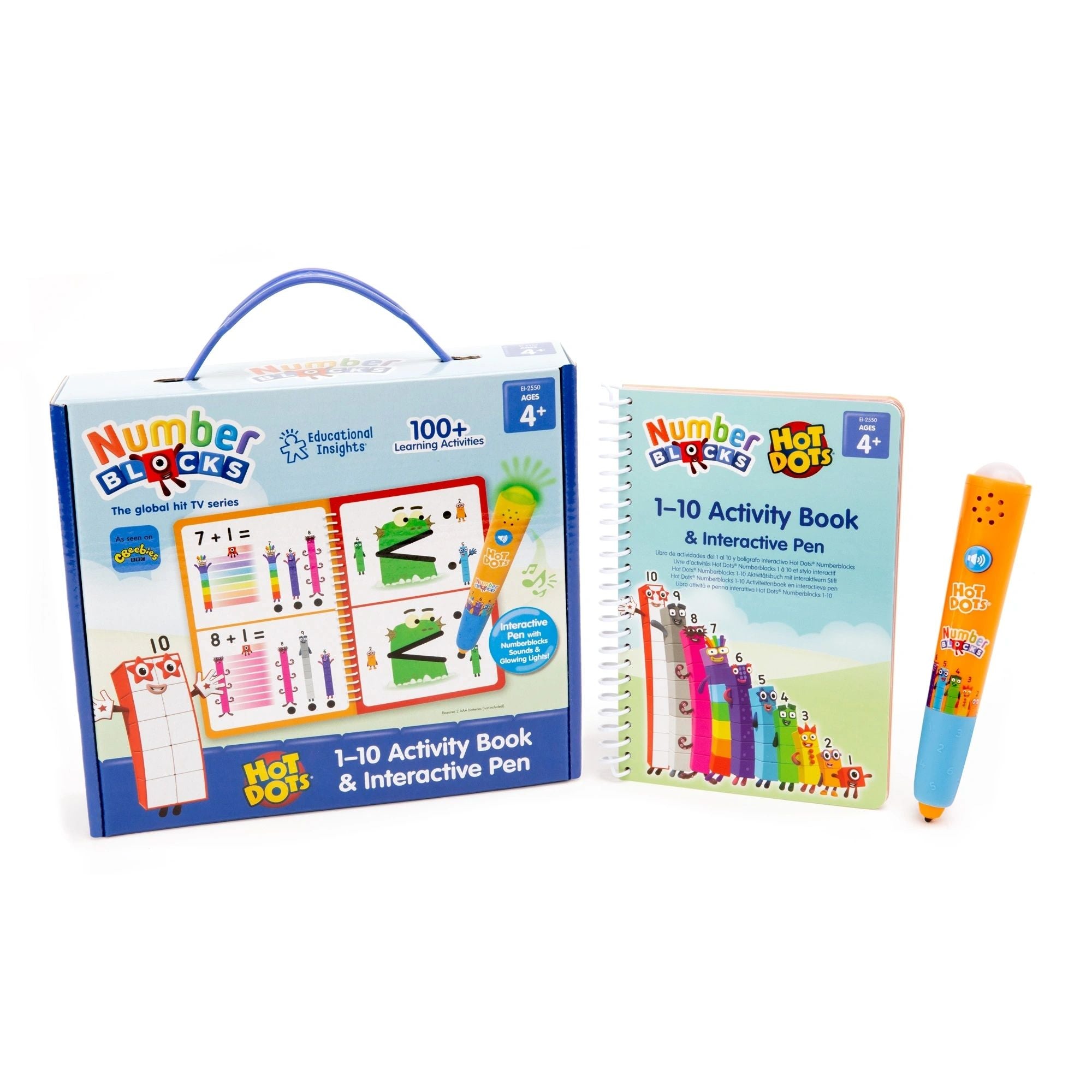 Hot Dots® Numberblocks® 1-10 Activity Book & Interactive Pen