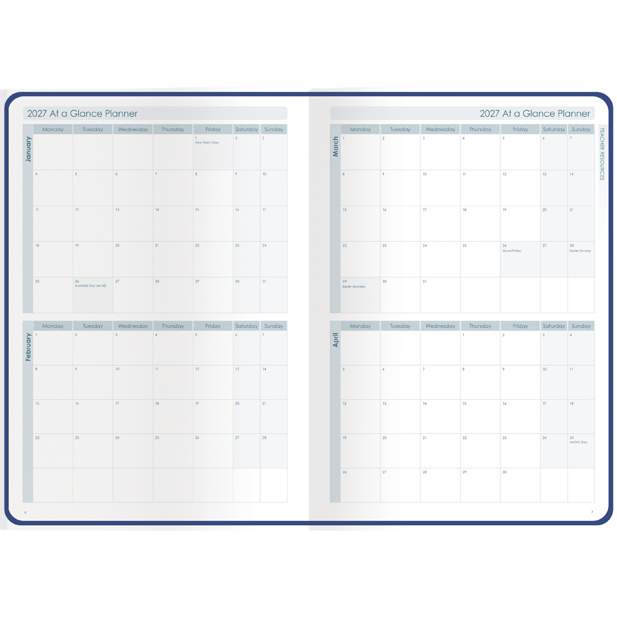 2559BR Classic Planner teacher planner