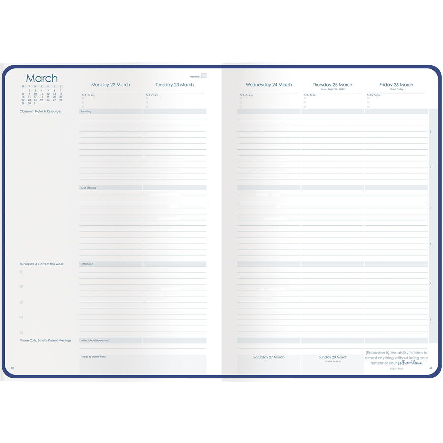 2559BR Classic Planner teacher planner