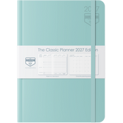 Classic Primary & Secondary 3-Session/6-Period Weekly Planner 2027 - Nordic Green - A4, Hard Cover — Createl 2559N — image 1