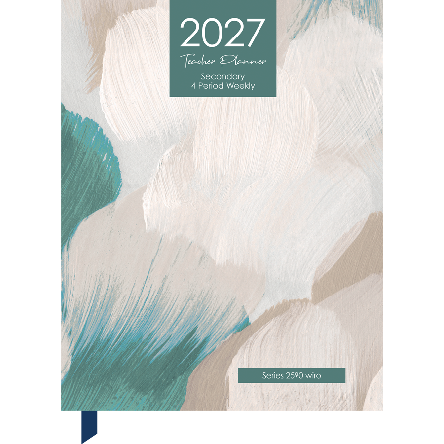Secondary 4-Period Weekly Planner 2027 - A4, Wiro Bound — Createl 2590 — image 1