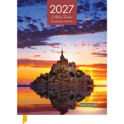 Catholic Secondary 3-Session Weekly Planner 2027 - A4, Wiro Bound — Createl 2591 — image 1
