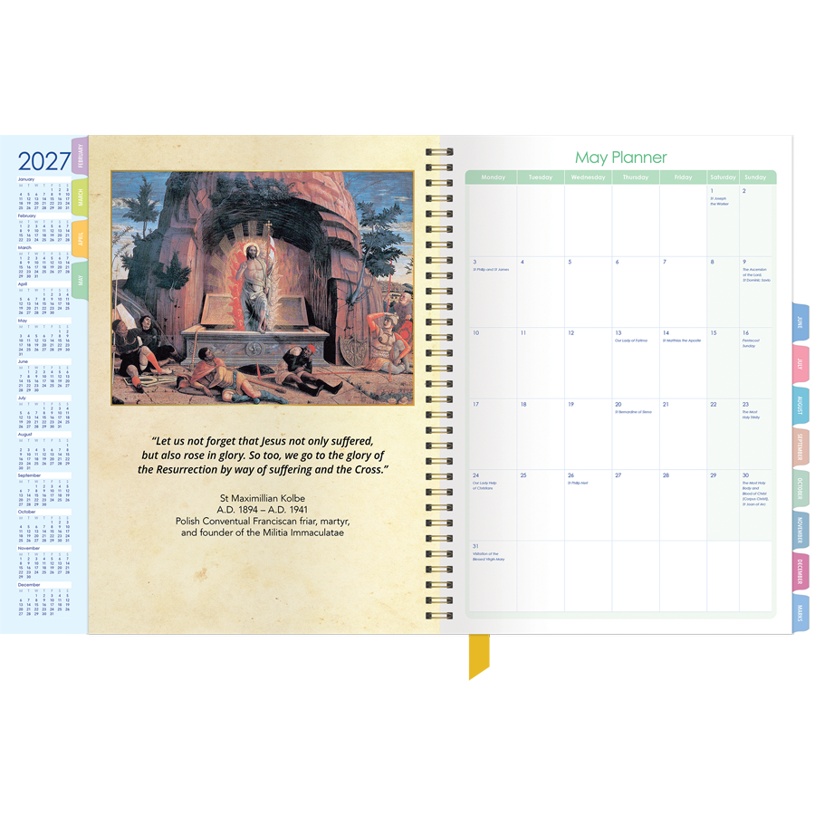 Catholic Secondary 3-Session Weekly Planner 2027 - A4, Wiro Bound — Createl 2591 — image 3