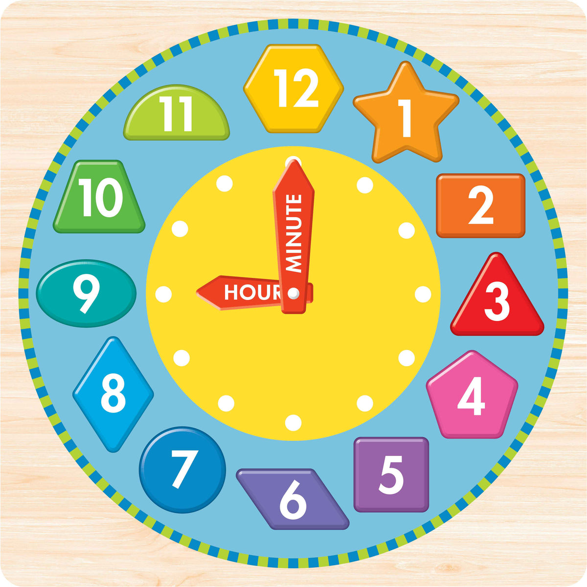 Whiz Kids Tell the Time Wooden Puzzle