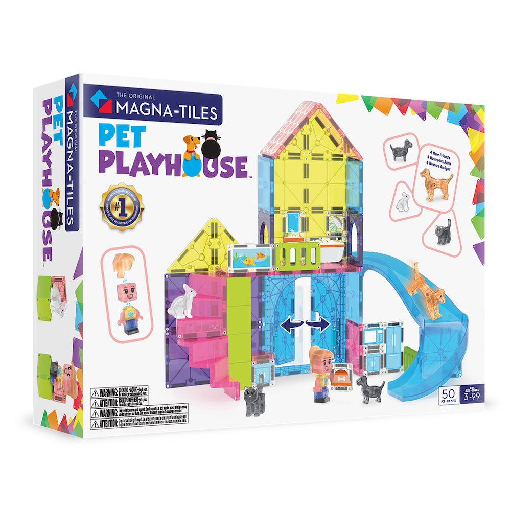 Magna-Tiles Pet Playhouse - 50 Piece