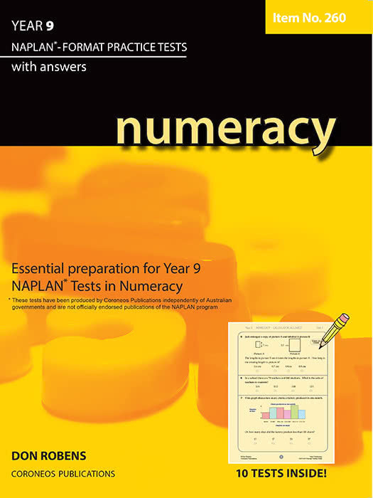 Numeracy Year 9 NAPLAN* Format Practice Tests #260
