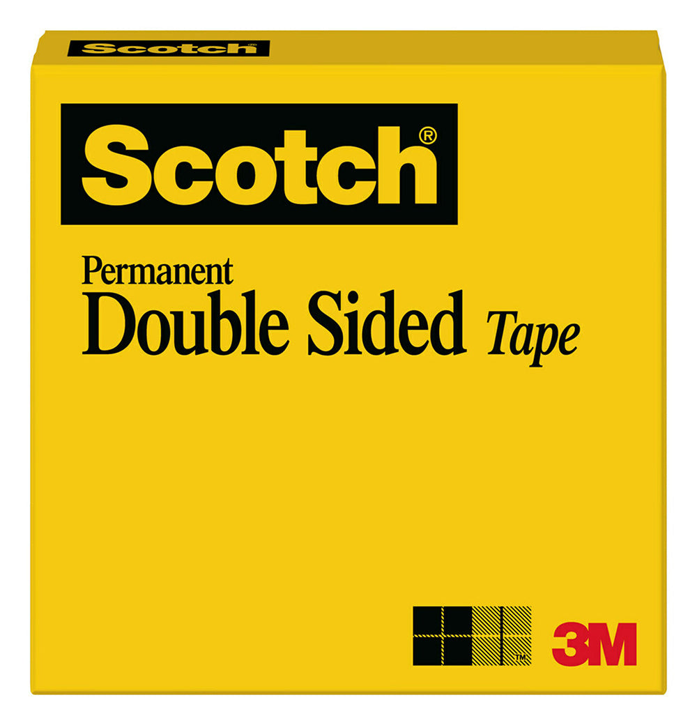 Scotch Double-Sided Tape 665, 12.7mm x 22.8m Boxed