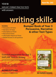Writing Skills Bumper Book Year 3 NAPLAN* Format Practice Tests 2016 Edition (Item no. 263)