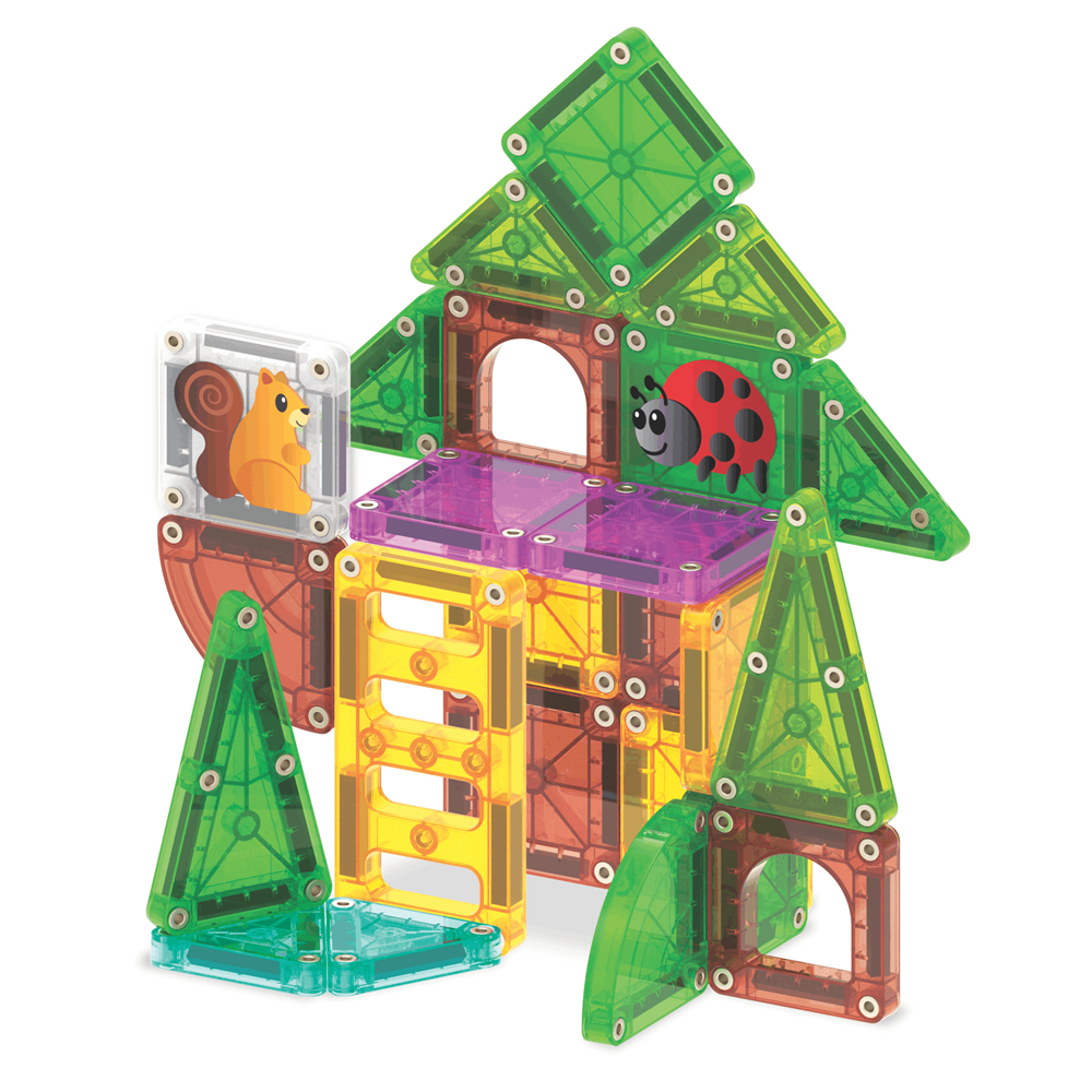 Magna-Tiles microMAGS - Tree House 24-Piece Travel Set - view 2