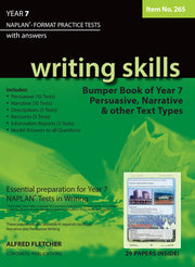 Writing Skills Bumper Book Year 7 NAPLAN Format* Practice Tests (Item no. 265)