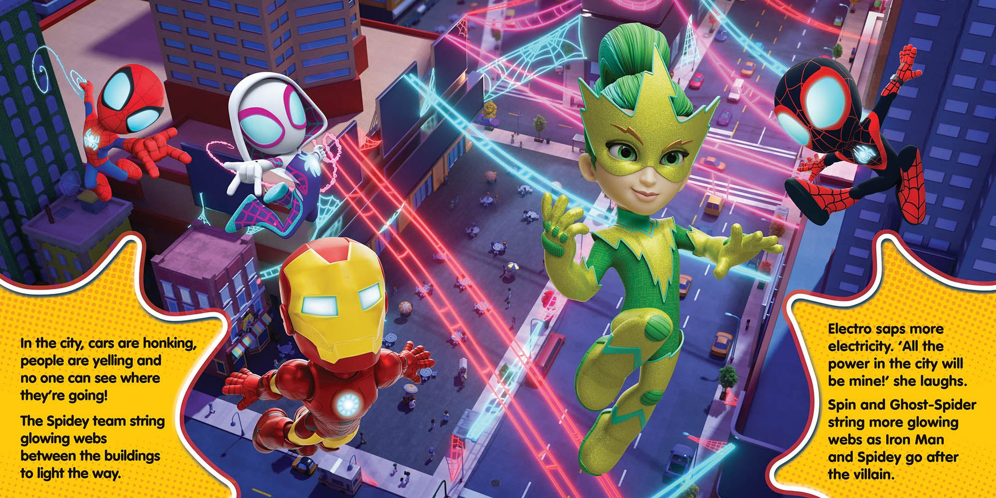 Spidey and His Amazing Friends - Pop-Up Book - Team Up! — inside page 1
