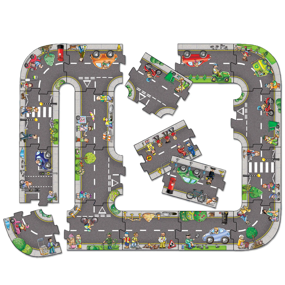 Orchard Toys - Giant Road Floor Jigsaw 20 Pieces Puzzle