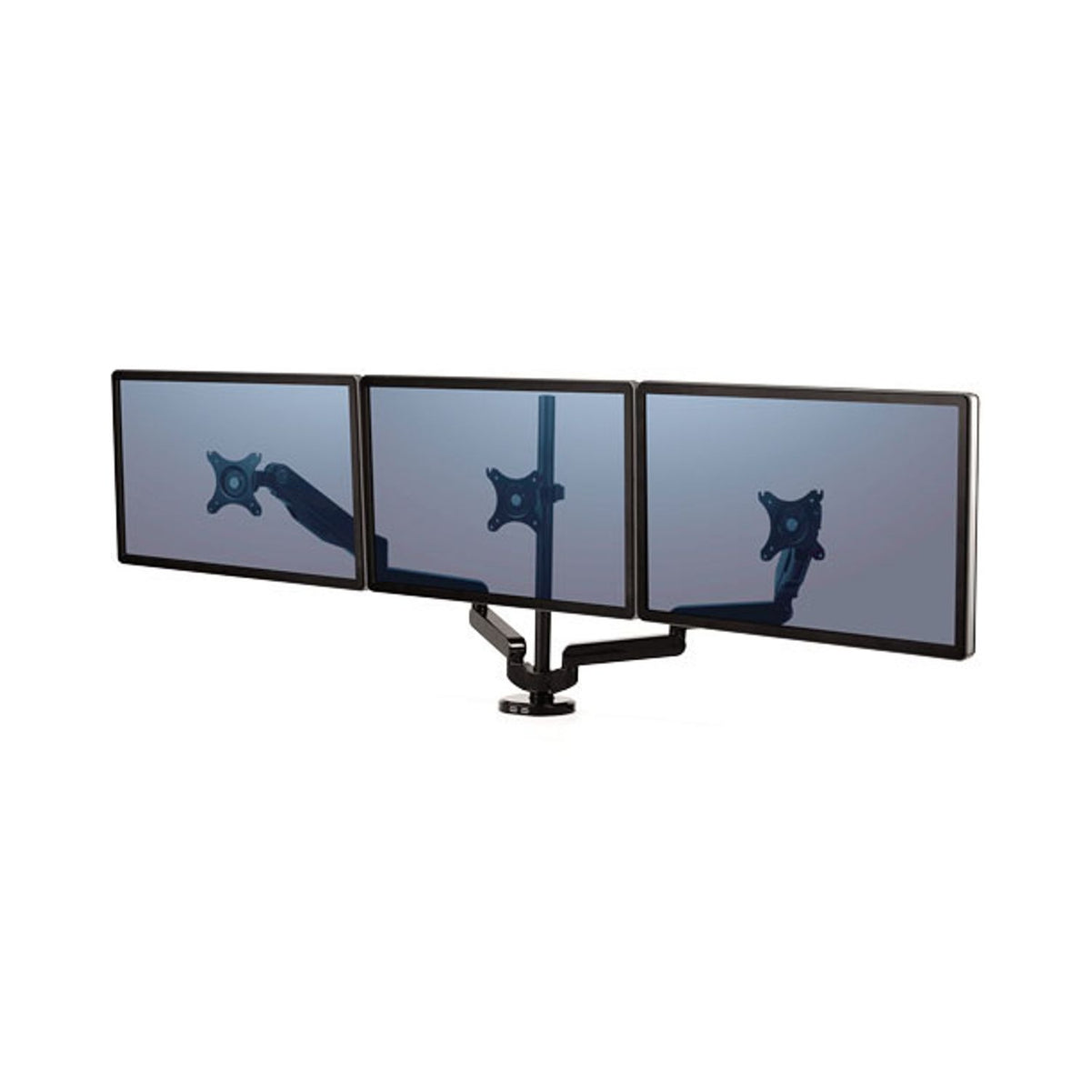 Fellowes Platinum Series Triple Monitor Arm - Black
