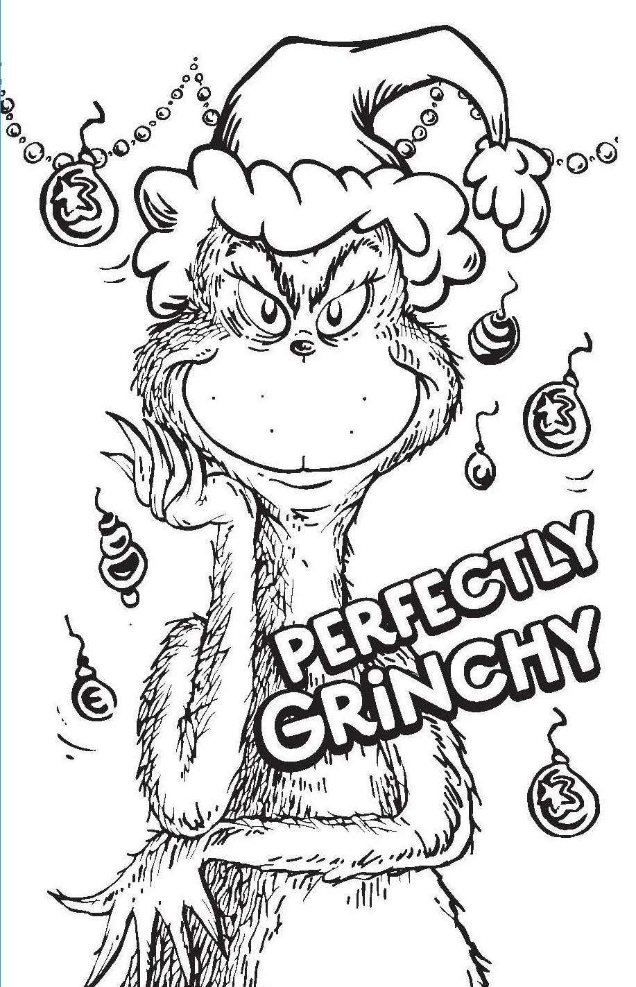 Dr Seuss - Colour Your Own Greeting Cards & Gift Tags Book The Grinch — inside page 2