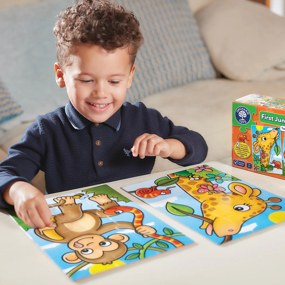 Orchard Toys - First Jungle Friends 2x12 Pieces Puzzle