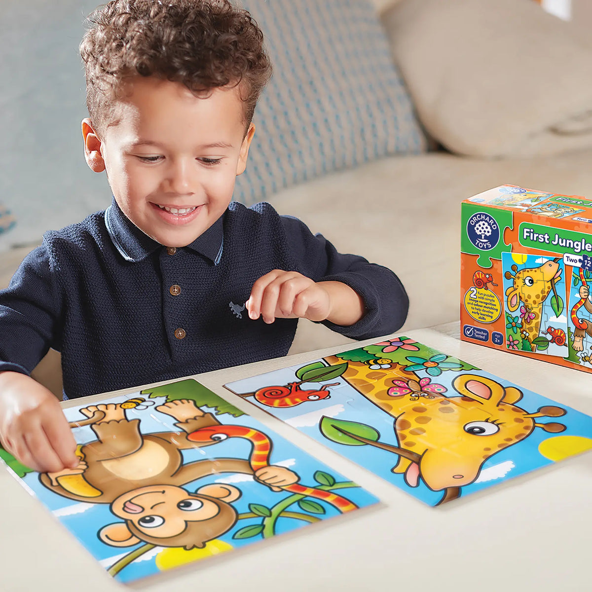 Orchard Toys - First Jungle Friends 2x12 Pieces Puzzle
