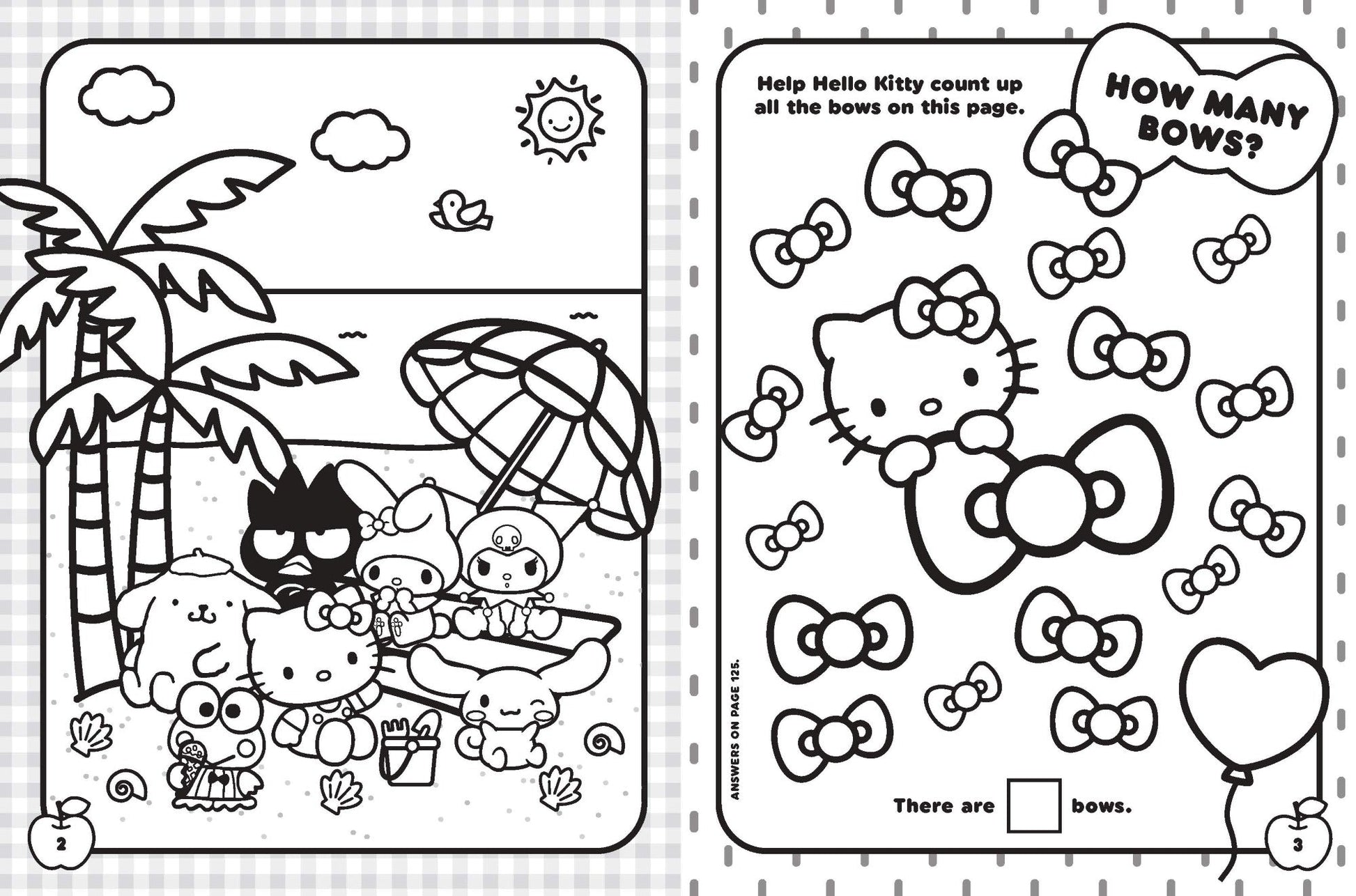 Hello Kitty and Friends - Jumbo Colouring Book — inside page 2