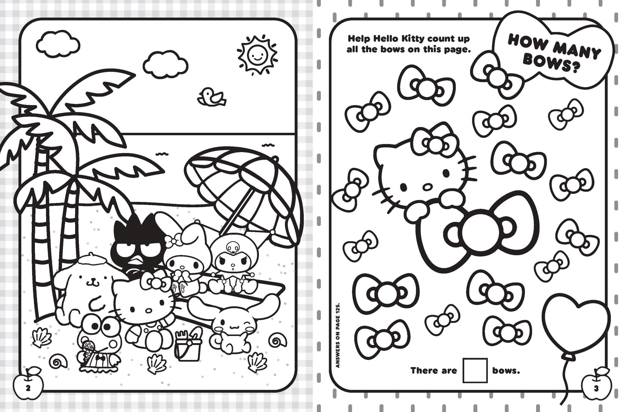 Hello Kitty and Friends - Jumbo Colouring Book — inside page 2