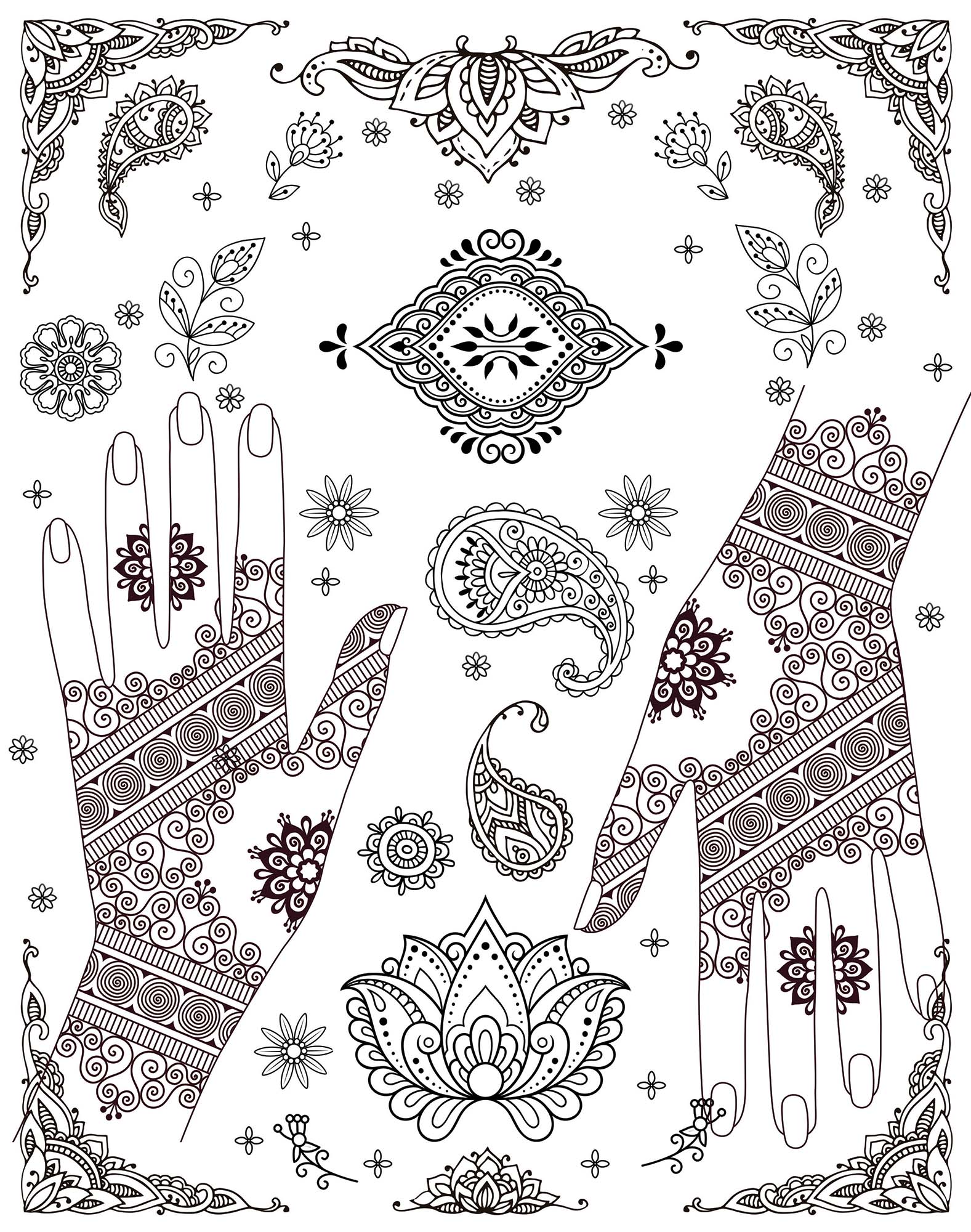 Mindful Poster Art - Henna — inside page 2