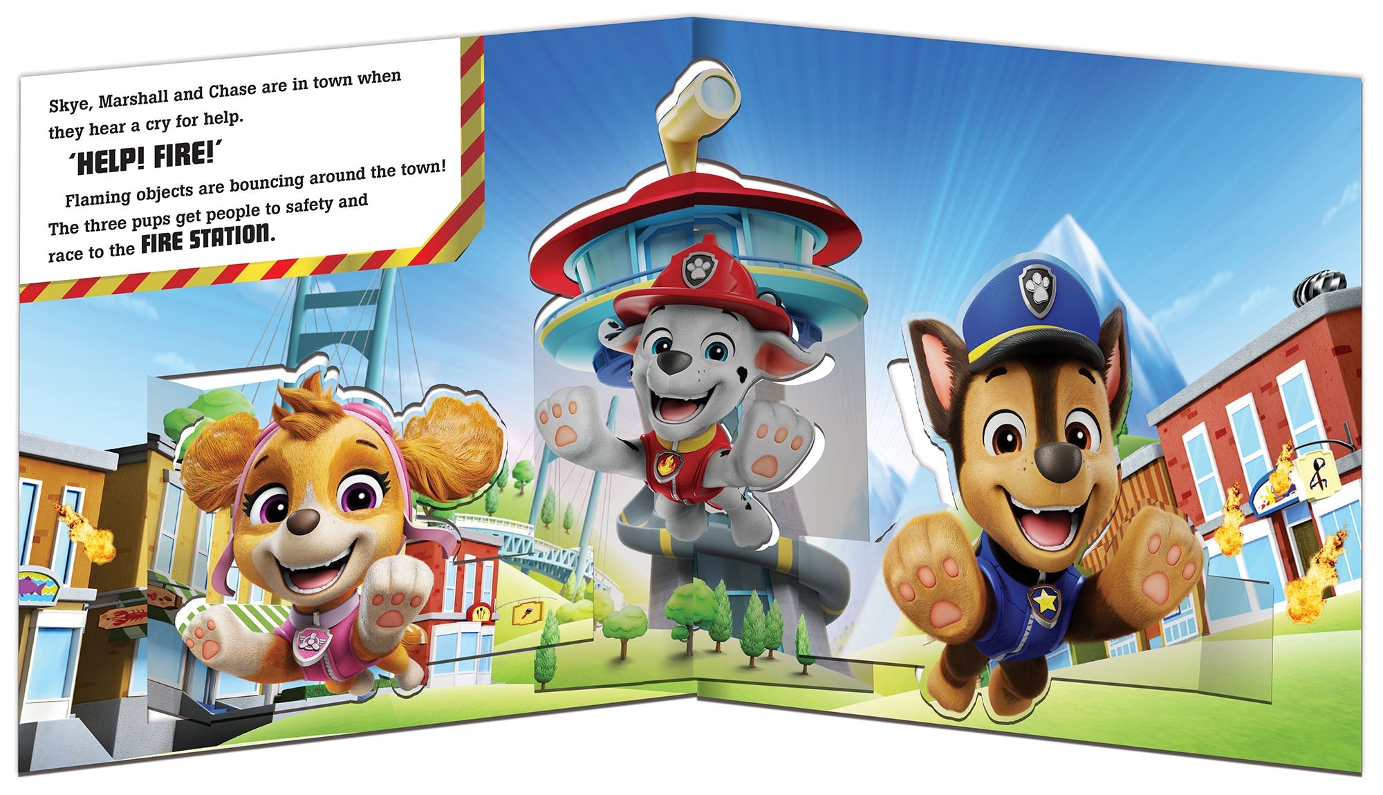 PAW Patrol - Pop-Up Book - Go Team Rescue — inside page 1