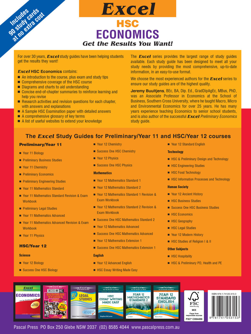 Excel HSC - Economics Study Guide with HSC Study Cards — inside page 18