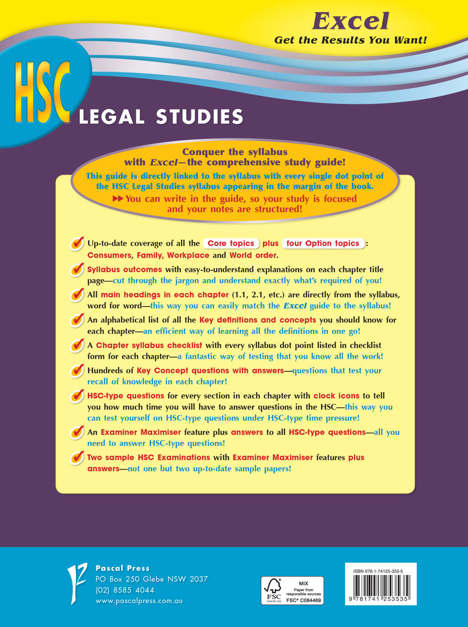 Excel HSC - Legal Studies Study Guide — inside page 16