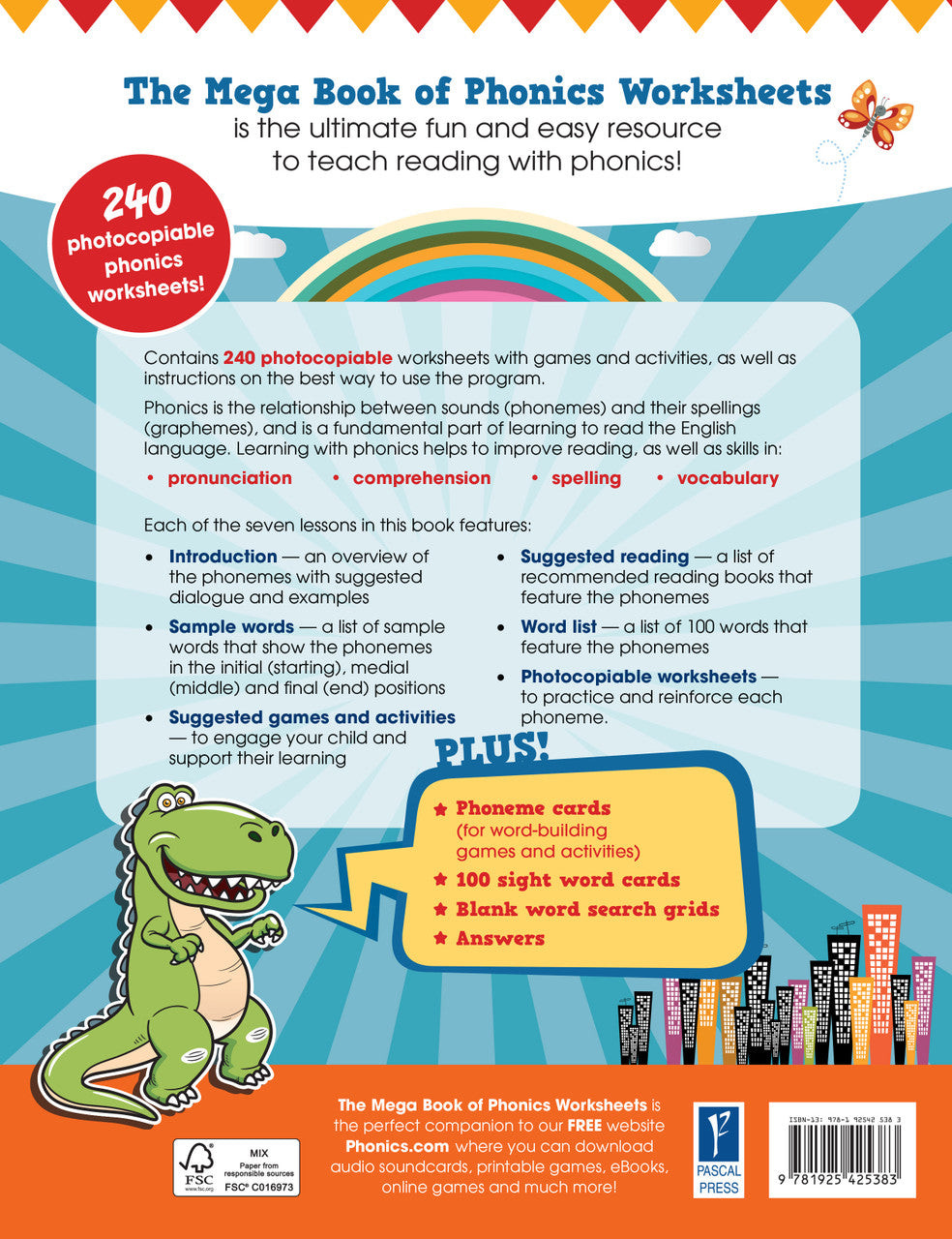 The Mega Book of Phonics Worksheets — inside page 20