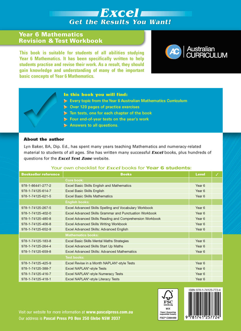 Excel Essential Skills - Year 6 Mathematics Revision & Test Workbook — inside page 13