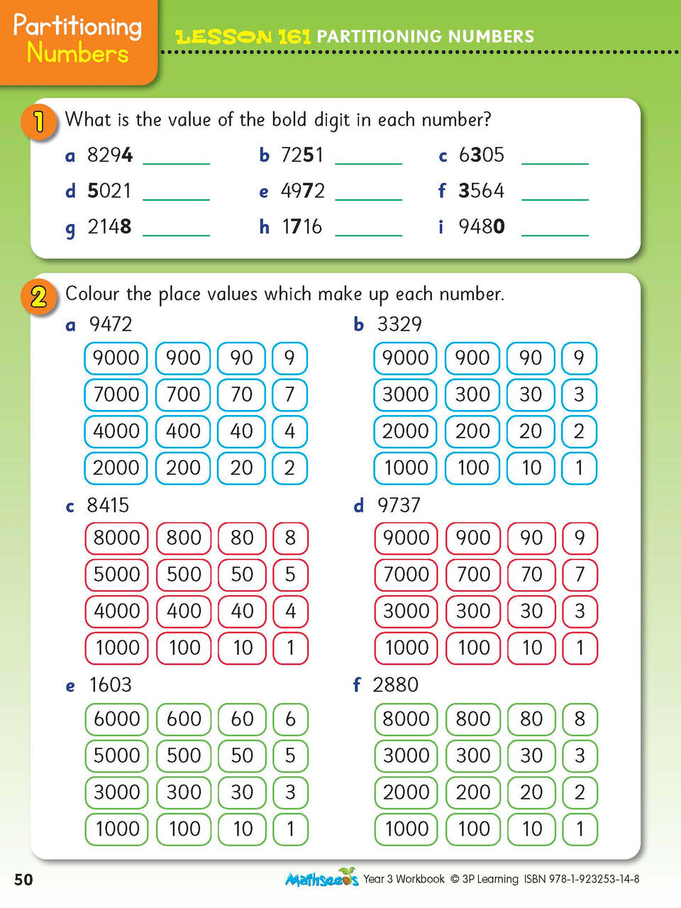 ABC Mathseeds Maths Skills Year 3 — inside page 6