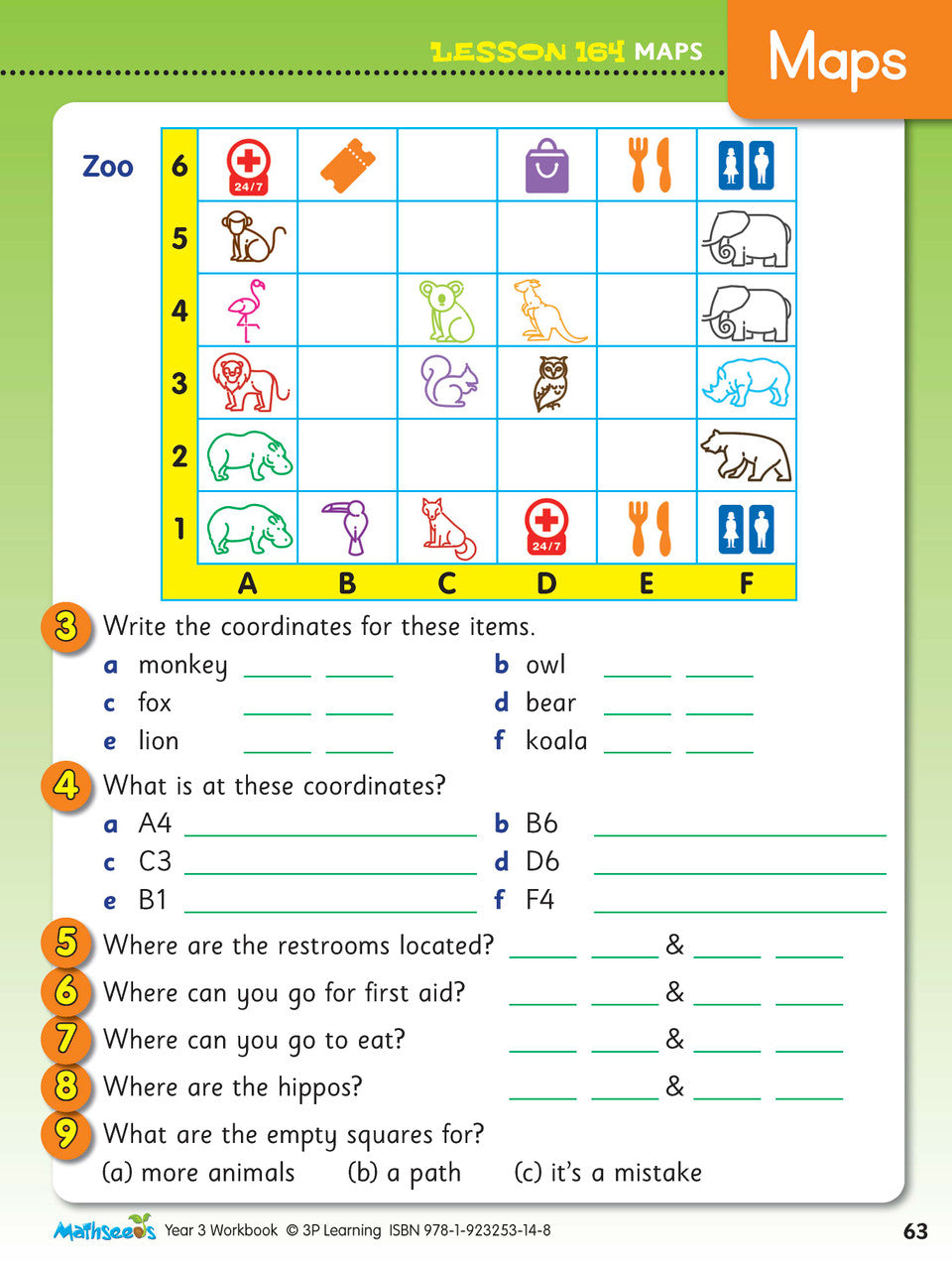 ABC Mathseeds Maths Skills Year 3 — inside page 8