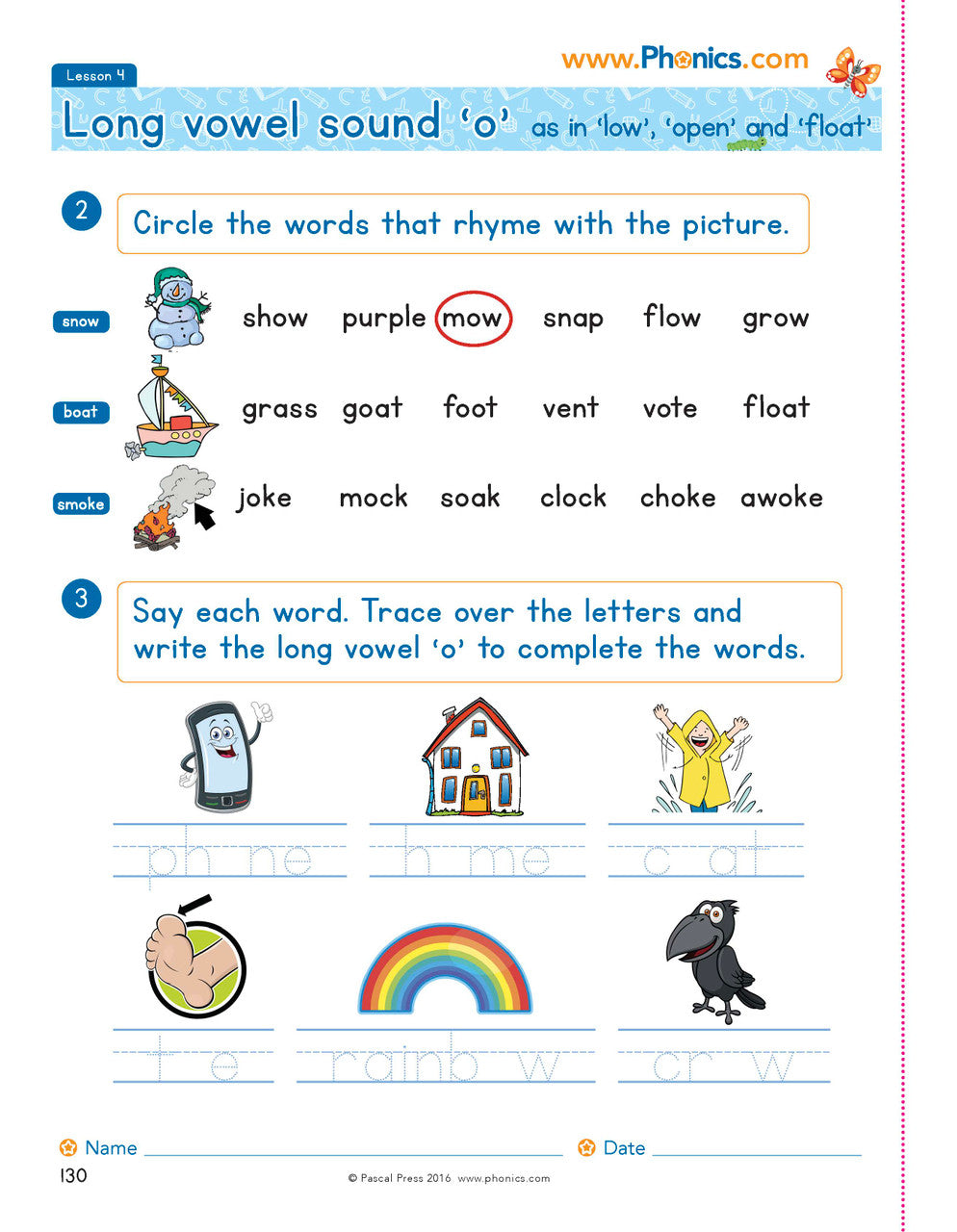 The Mega Book of Phonics Worksheets — inside page 14
