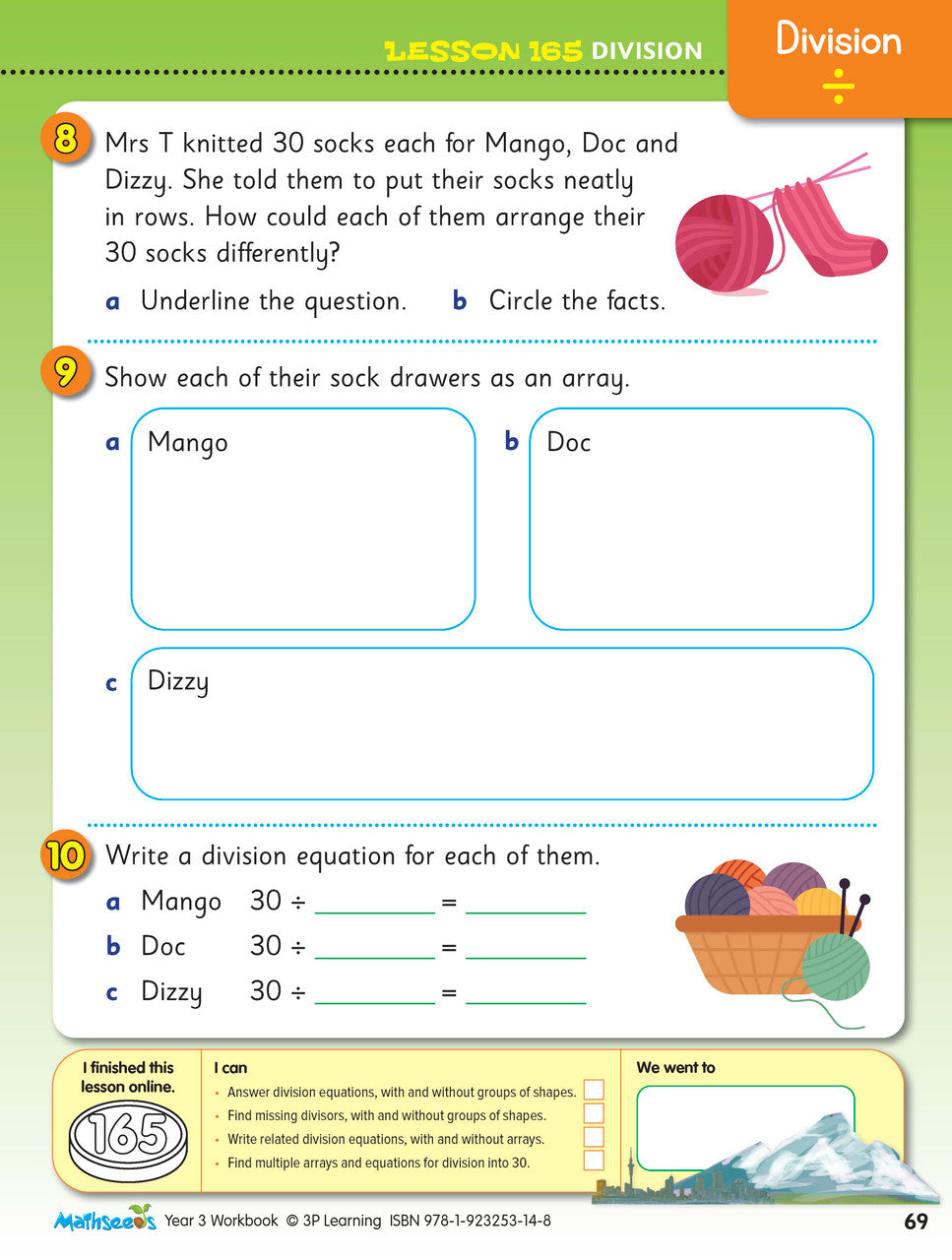 ABC Mathseeds Maths Skills Year 3 — inside page 10