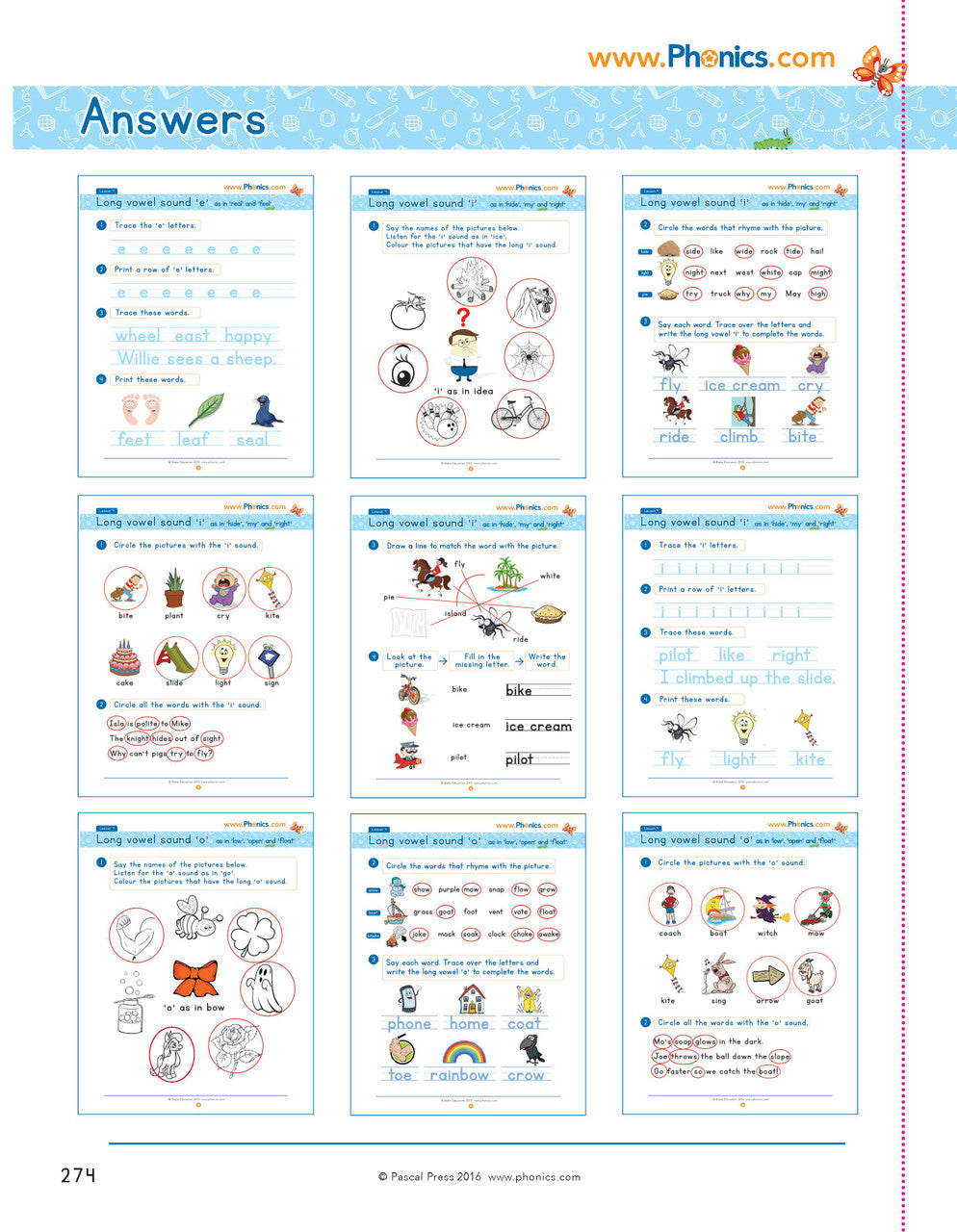 The Mega Book of Phonics Worksheets — inside page 18